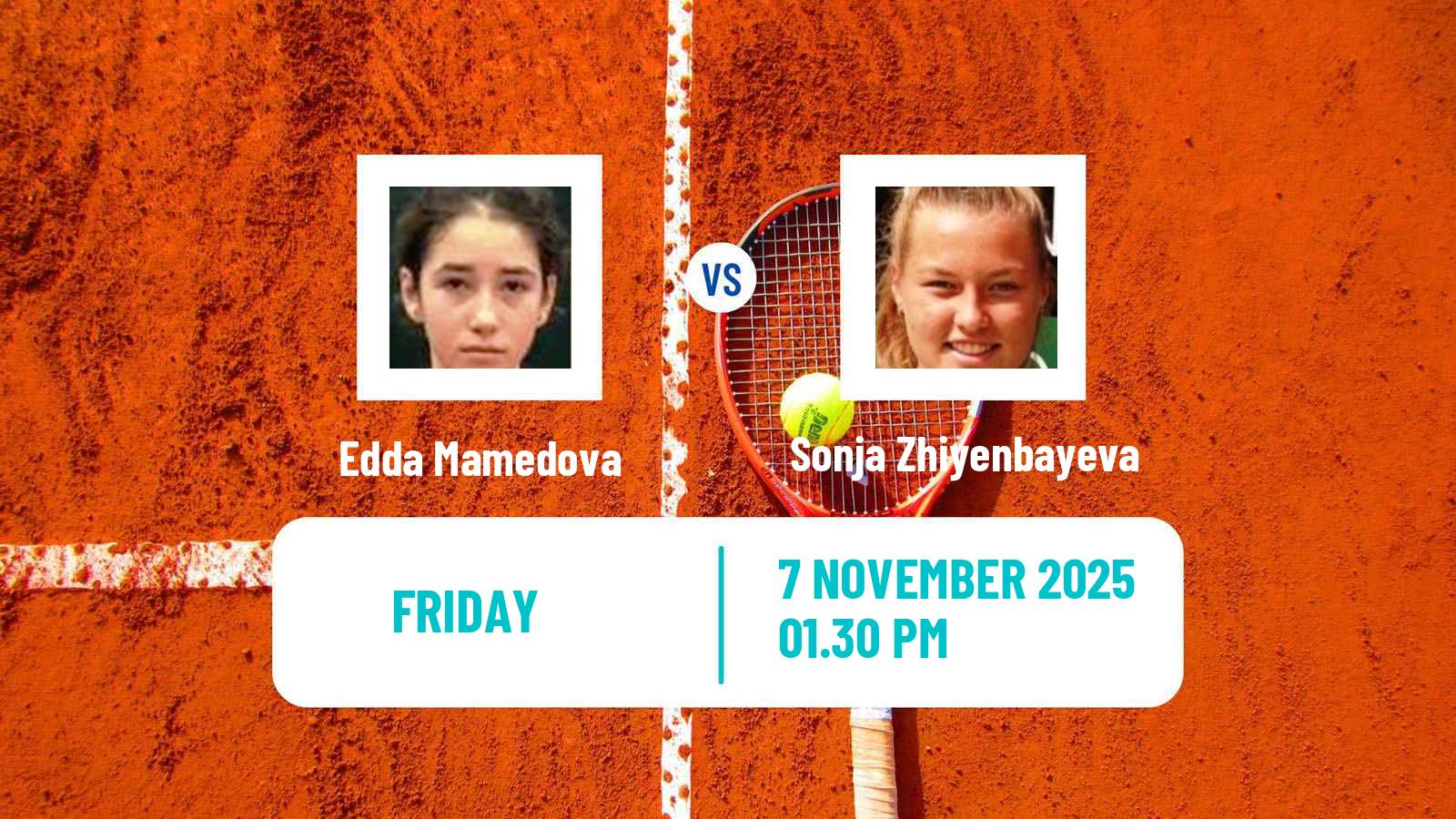 Tennis ITF W15 Lincoln Ne Women Edda Mamedova - Sonja Zhiyenbayeva