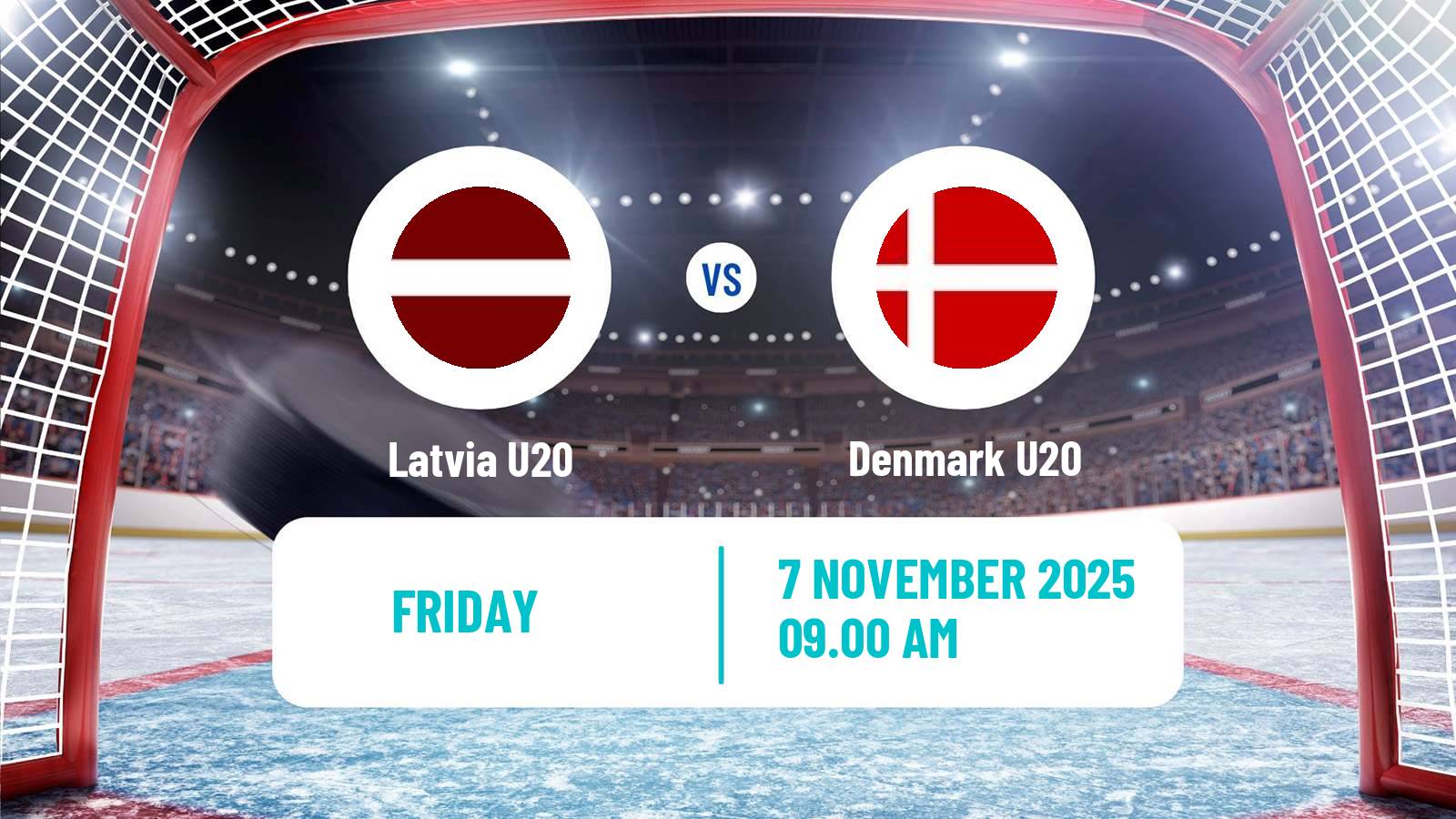 Hockey Friendly International Ice Hockey Latvia U20 - Denmark U20