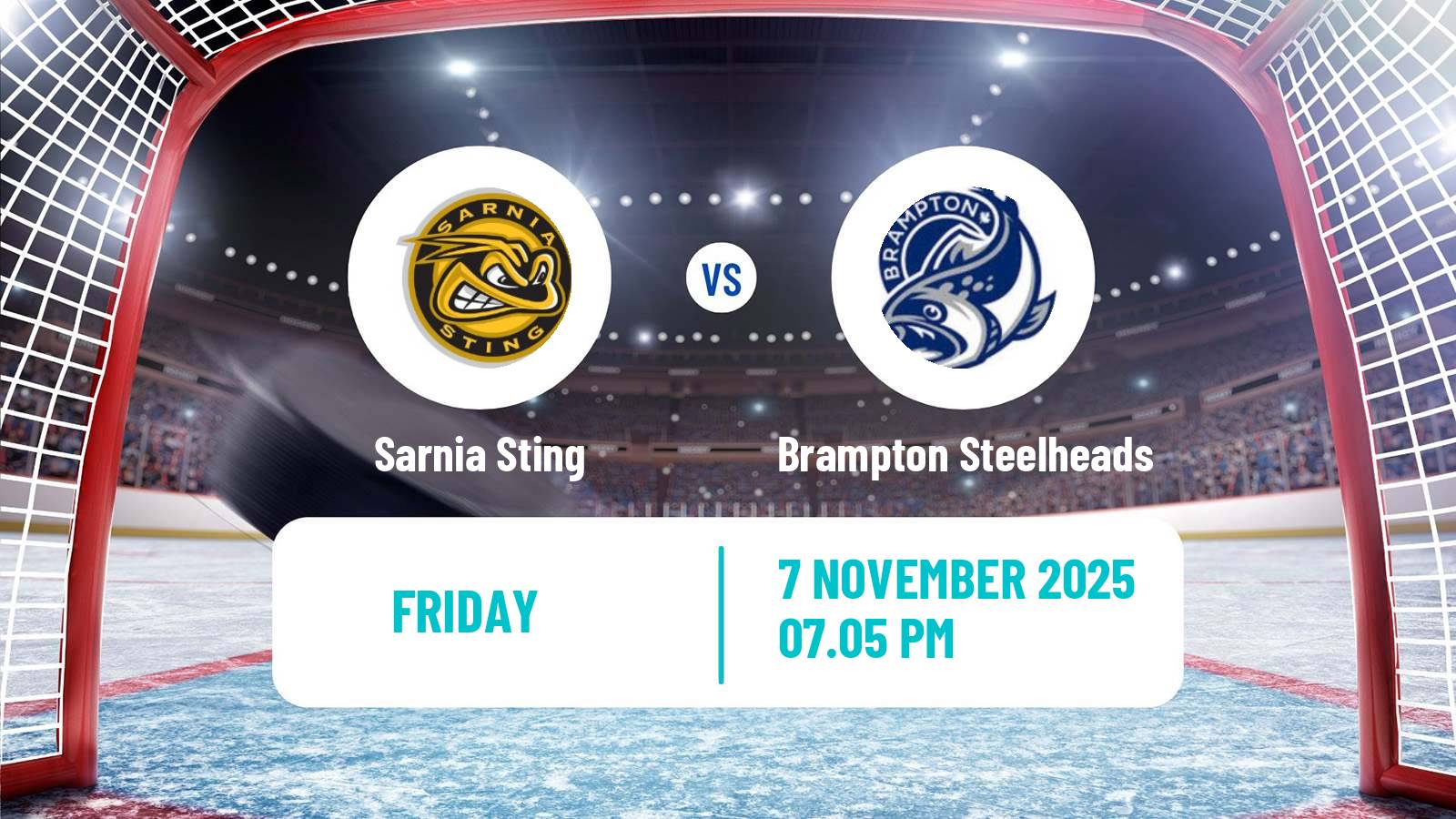 Hockey OHL Sarnia Sting - Brampton Steelheads
