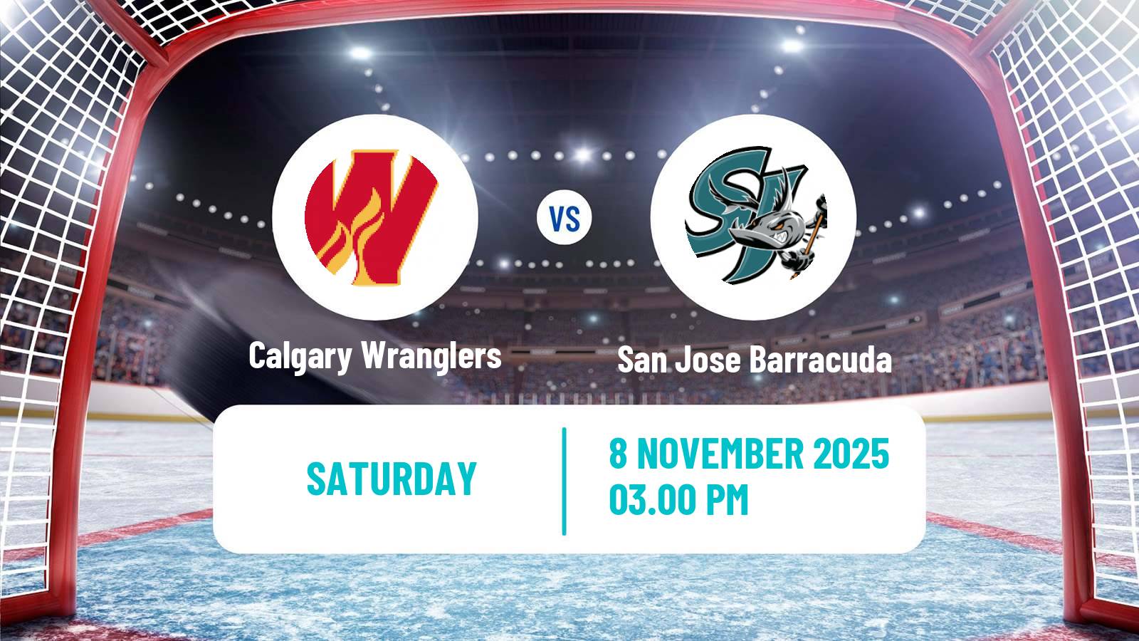 Hockey AHL Calgary Wranglers - San Jose Barracuda