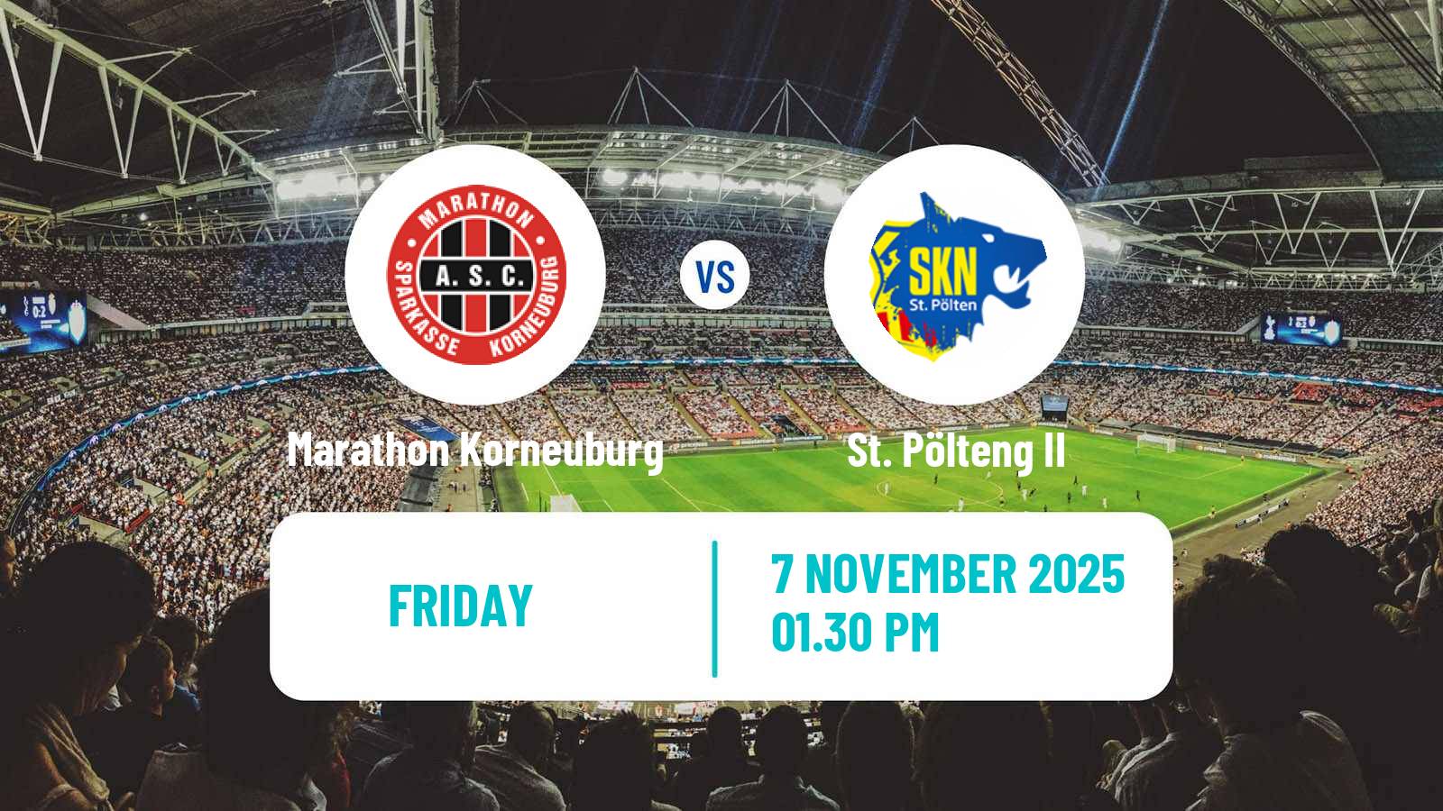 Football Austrian Landesliga Niederosterreich Marathon Korneuburg - St. Pölteng II