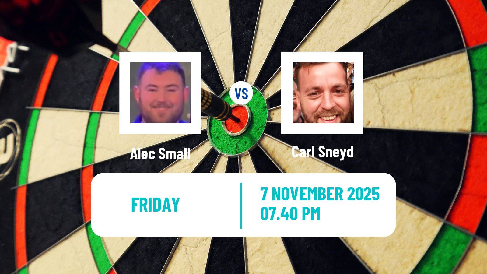 Darts Modus Super Series Alec Small - Carl Sneyd