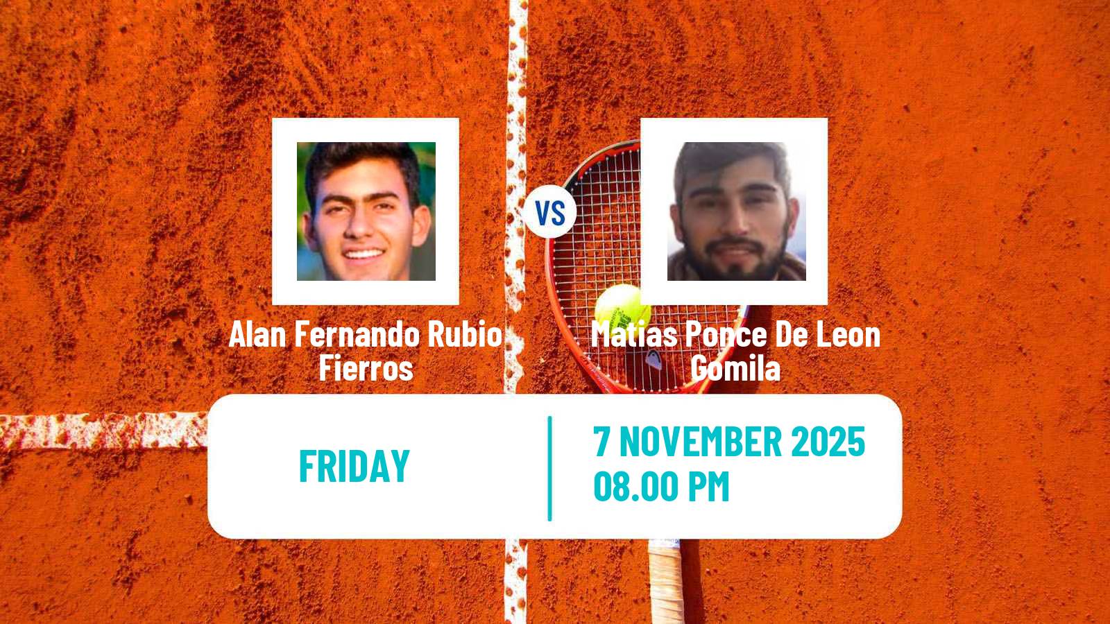 Tennis ITF M25 Guadalajara Men Alan Fernando Rubio Fierros - Matias Ponce De Leon Gomila