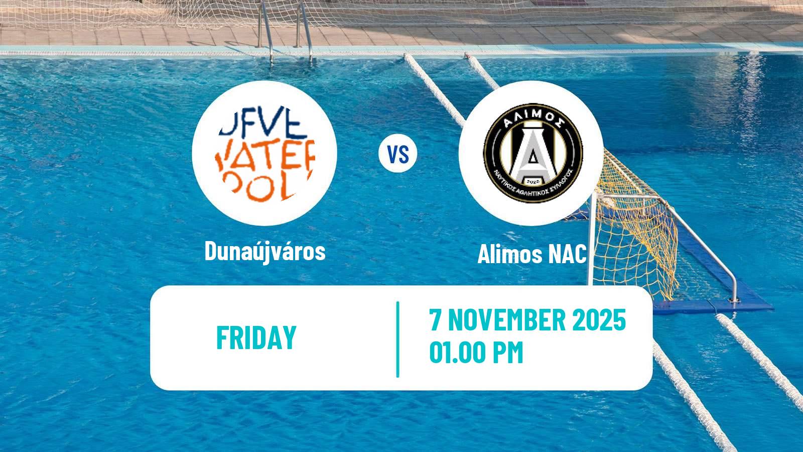 Water polo Champions League Water Polo Women Dunaújváros - Alimos