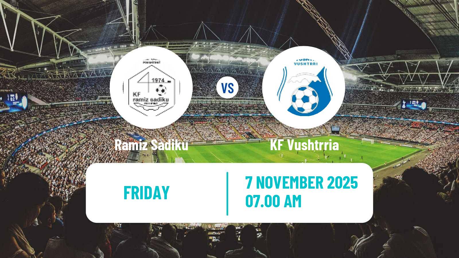 Football Kosovo Liga e Pare Ramiz Sadiku - Vushtrria