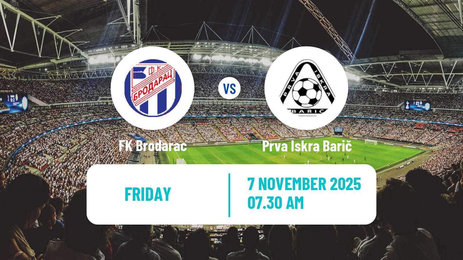Football Serbian Srpska Liga - Belgrade Brodarac - Prva Iskra Barič