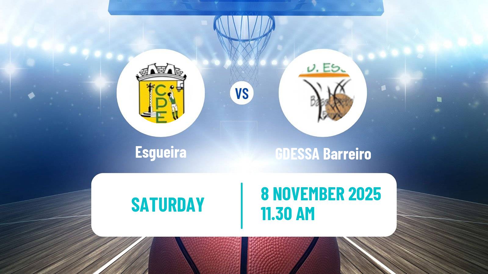 Basketball Portuguese LFB Esgueira - GDESSA Barreiro