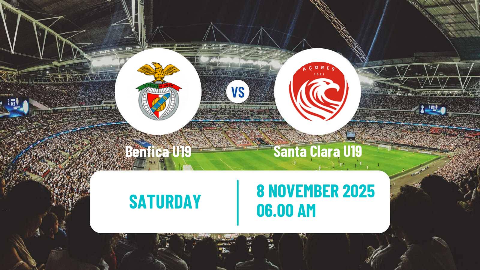 Football Portuguese Campeonato Nacional U19 Benfica U19 - Santa Clara U19