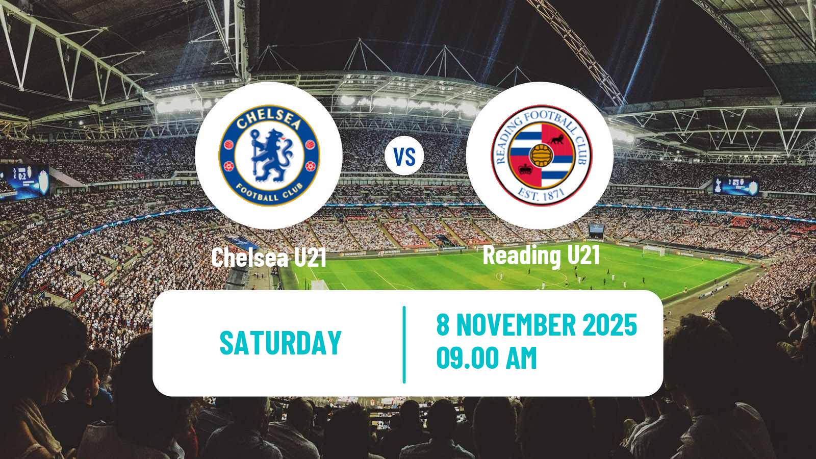 Football English Premier League 2 Chelsea U21 - Reading U21