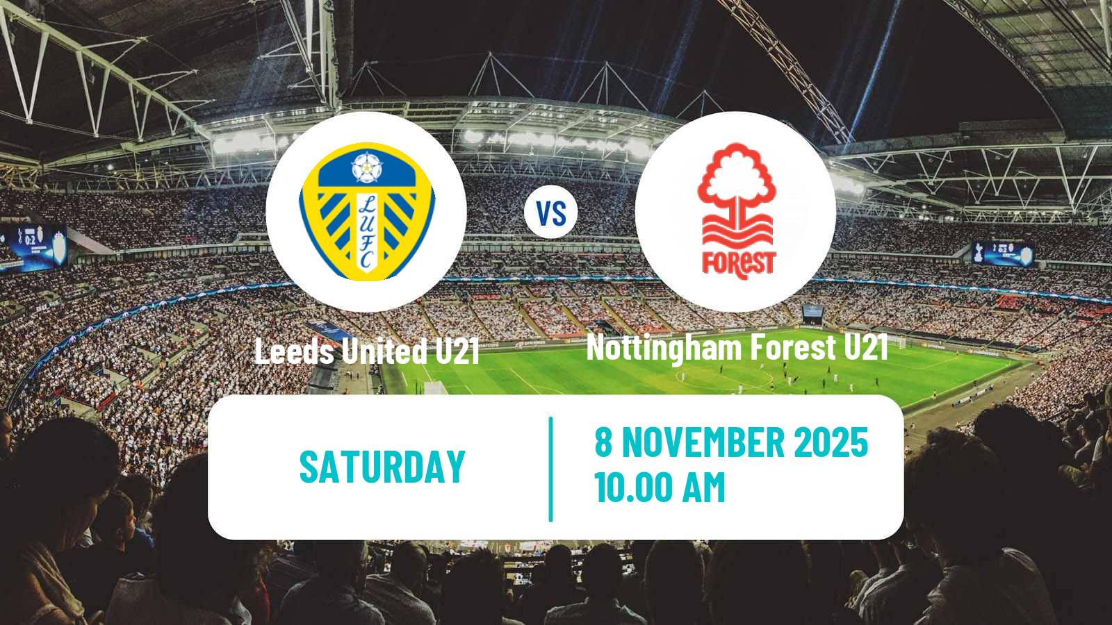 Football English Premier League 2 Leeds United U21 - Nottingham Forest U21