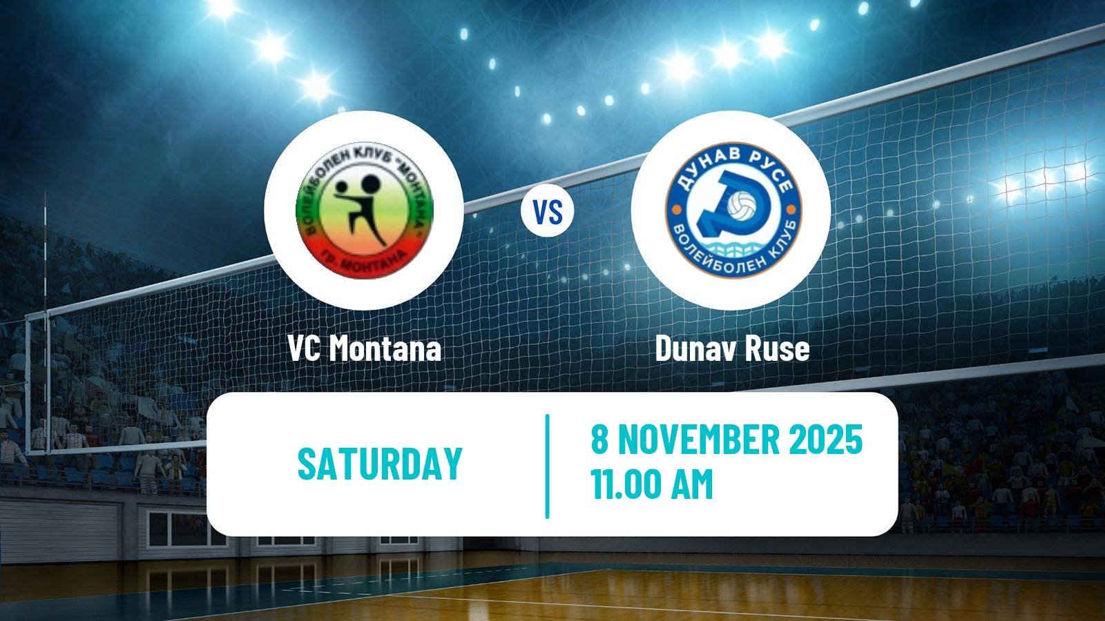 Volleyball Bulgarian SuperLiga Volleyball Montana - Dunav Ruse