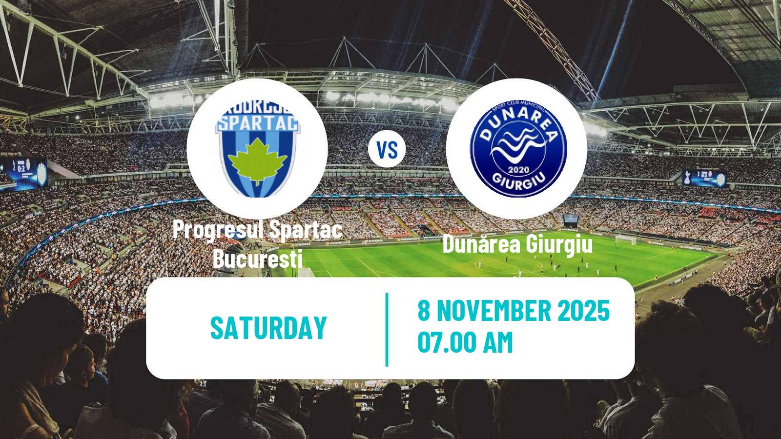 Football Romanian Liga 3 - Seria 5 Progresul Spartac Bucuresti - Dunărea Giurgiu