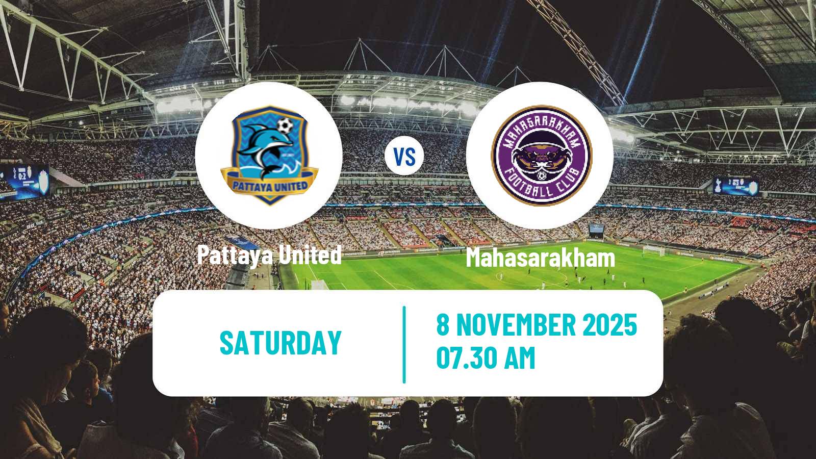 Football Thai League 2 Pattaya United - Mahasarakham