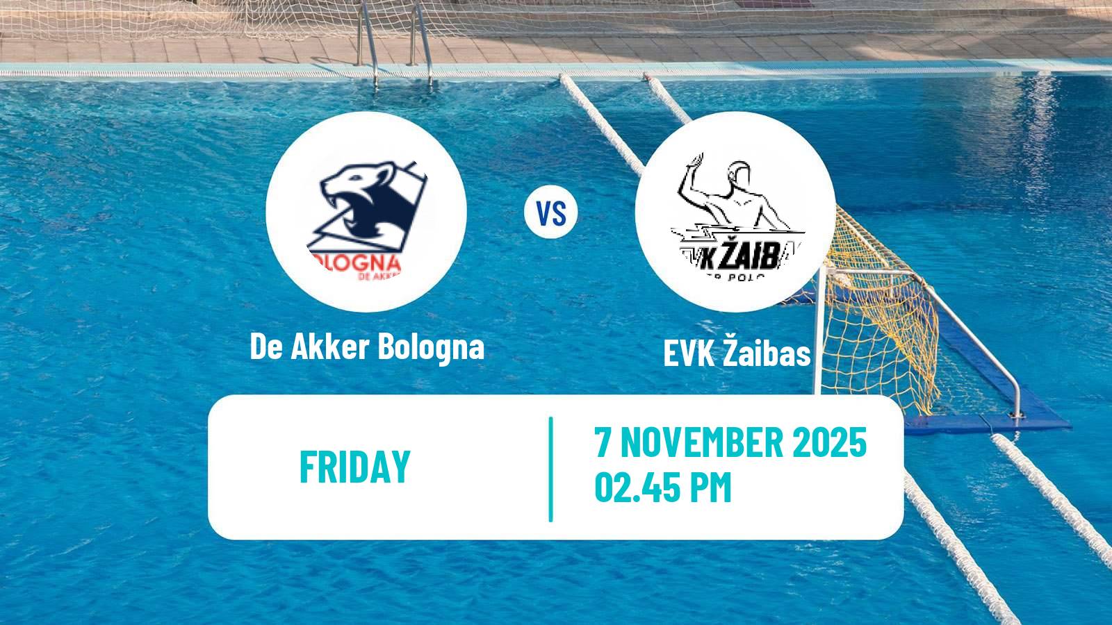 Water polo Conference Cup Water Polo De Akker Bologna - Žaibas