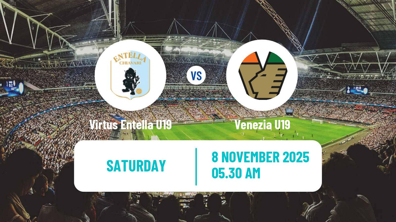 Football Italian Primavera 2 Virtus Entella U19 - Venezia U19