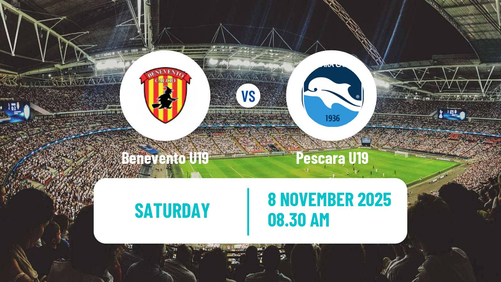 Football Italian Primavera 2 Benevento U19 - Pescara U19