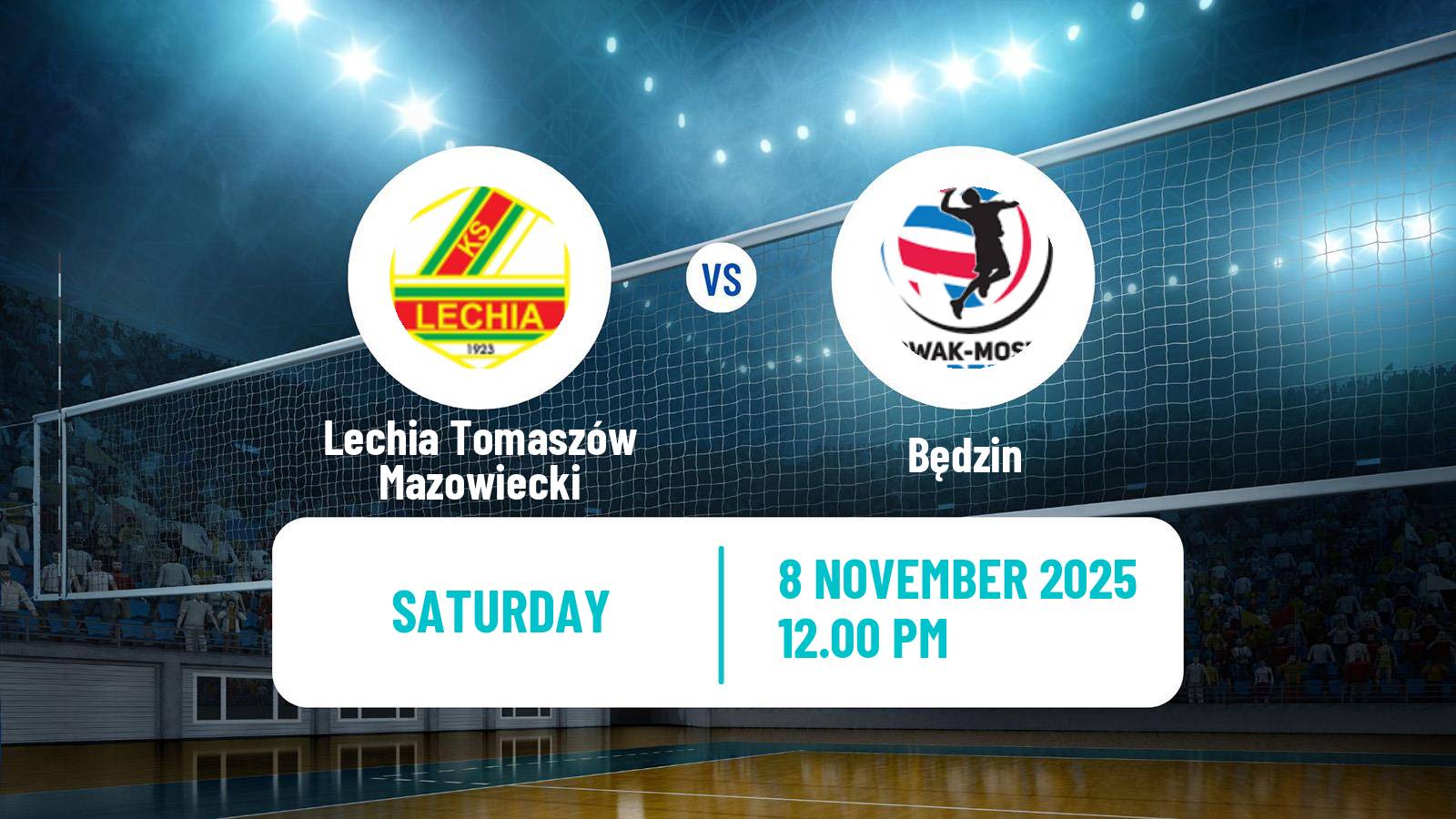 Volleyball Polish I Liga Volleyball Lechia Tomaszów Mazowiecki - Będzin