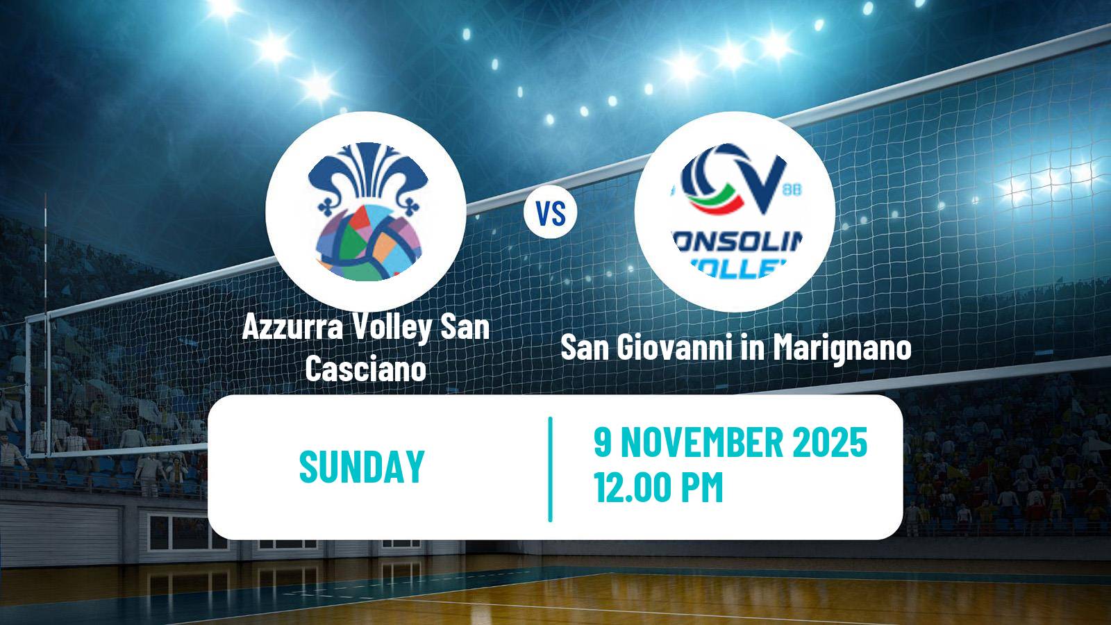 Volleyball Italian Serie A Volleyball Women Azzurra Volley San Casciano - San Giovanni in Marignano