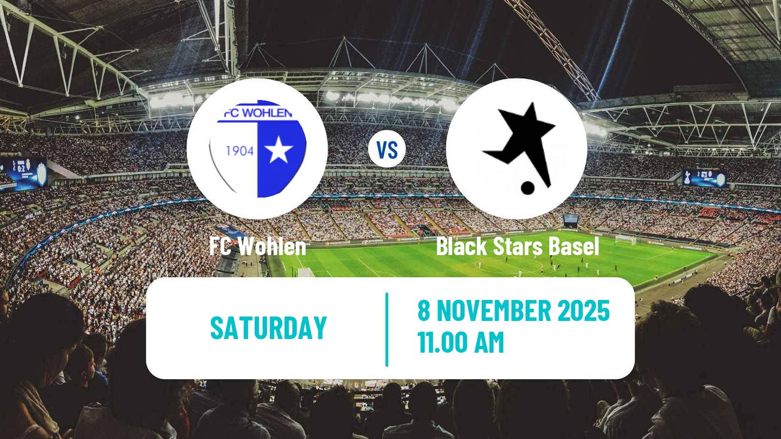Football Swiss 1 Liga Classic Group 2 Wohlen - Black Stars Basel
