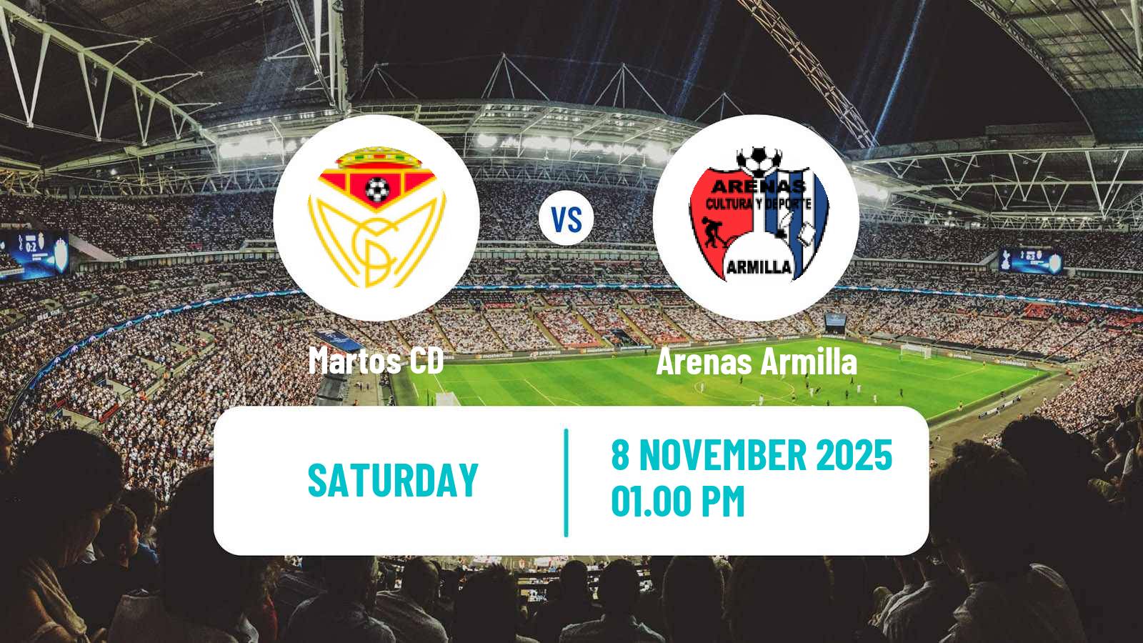 Football Spanish Tercera RFEF - Group 9 Martos - Arenas Armilla