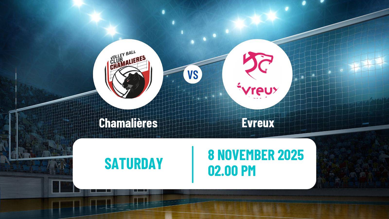 Volleyball French Ligue A Volleyball Women Chamalières - Evreux