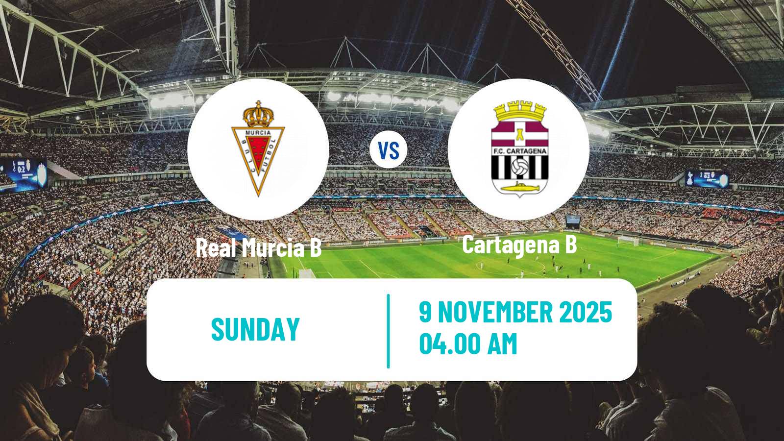 Football Spanish Tercera RFEF - Group 13 Real Murcia B - Cartagena B