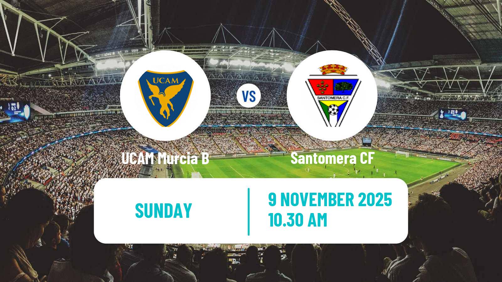 Football Spanish Tercera RFEF - Group 13 UCAM Murcia B - Santomera