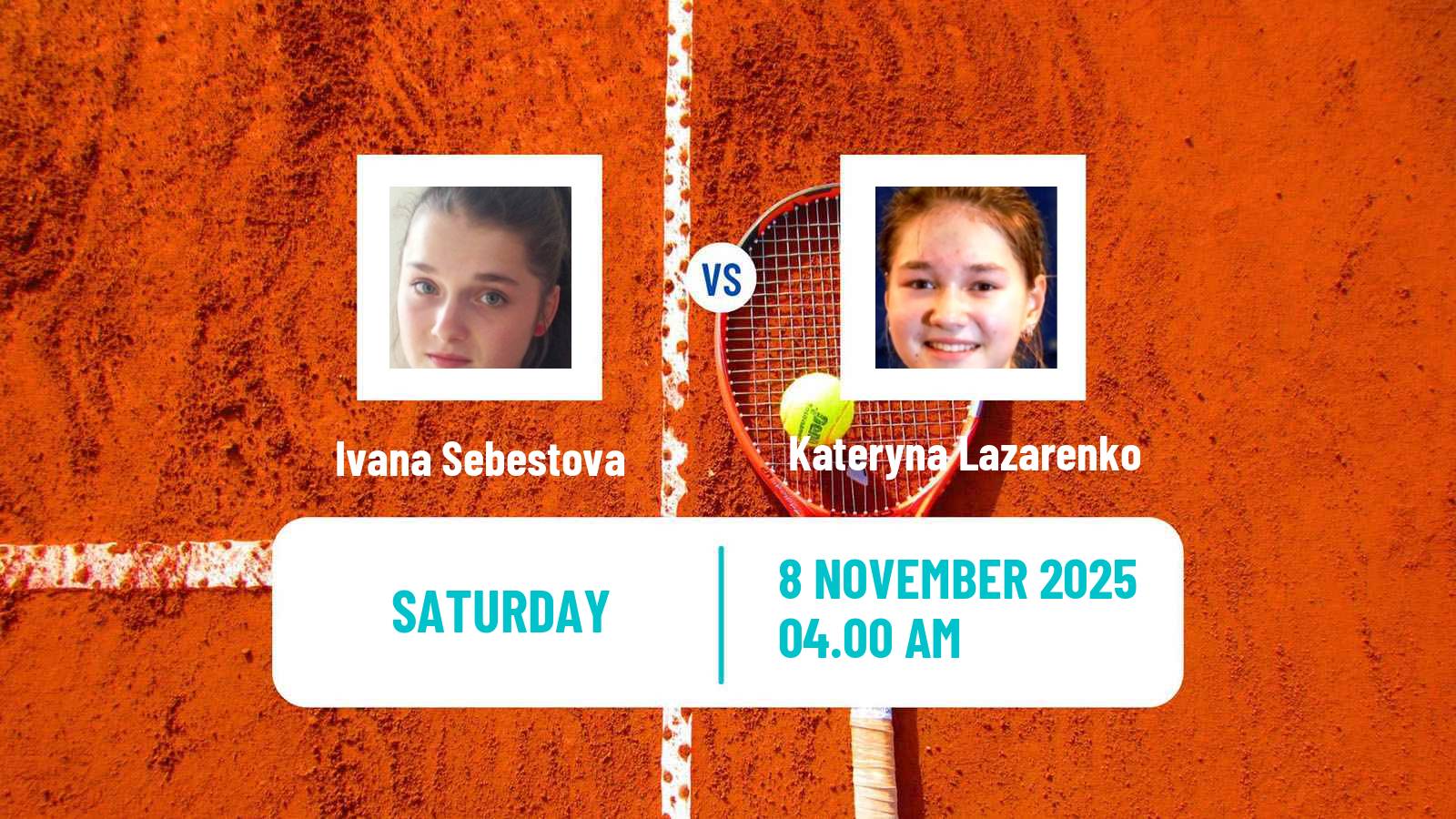 Tennis ITF W15 Szabolcsveresmart Women Ivana Sebestova - Kateryna Lazarenko