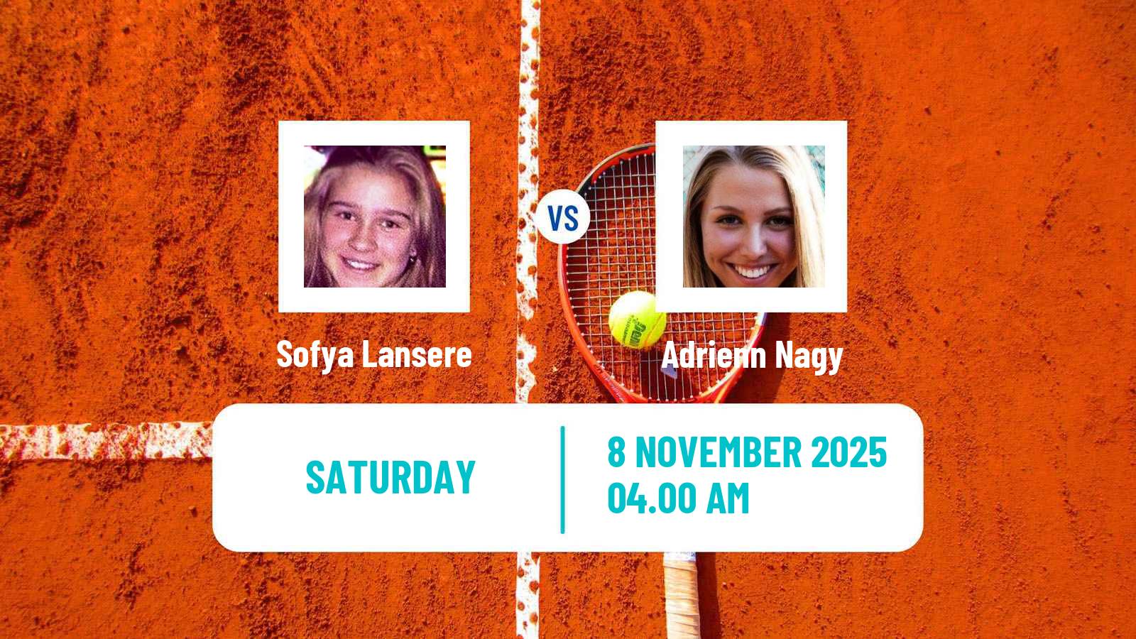 Tennis ITF W15 Szabolcsveresmart Women Sofya Lansere - Adrienn Nagy