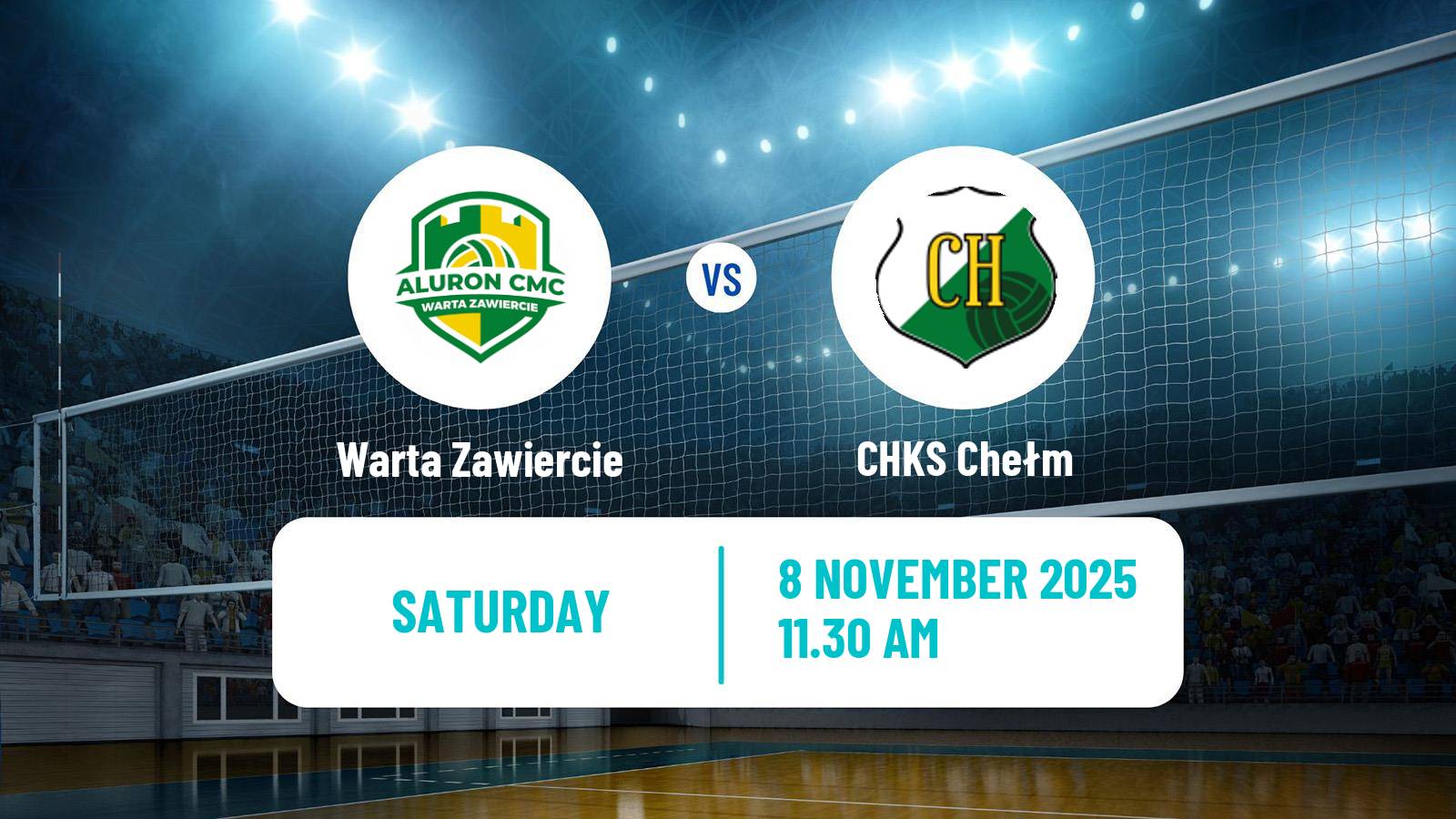 Volleyball Polish PlusLiga Warta Zawiercie - Chełm