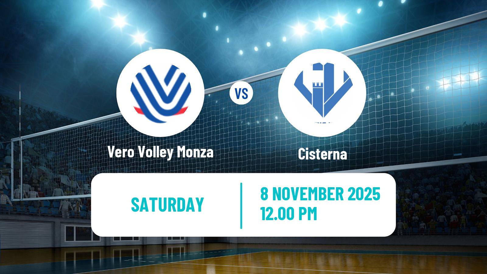 Volleyball Italian SuperLega Volleyball Vero Volley Monza - Cisterna