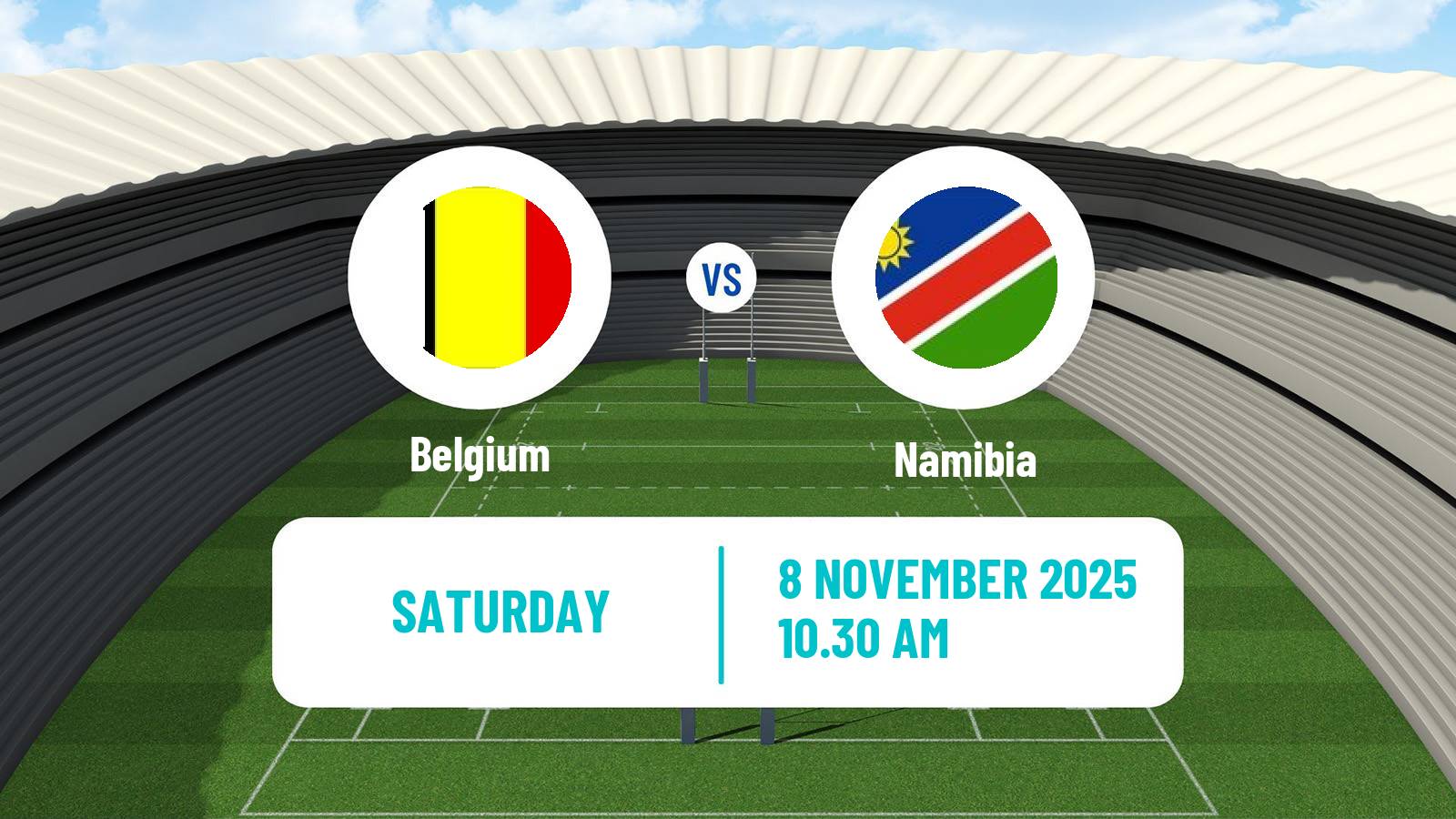 Rugby union Rugby World Cup Belgium - Namibia