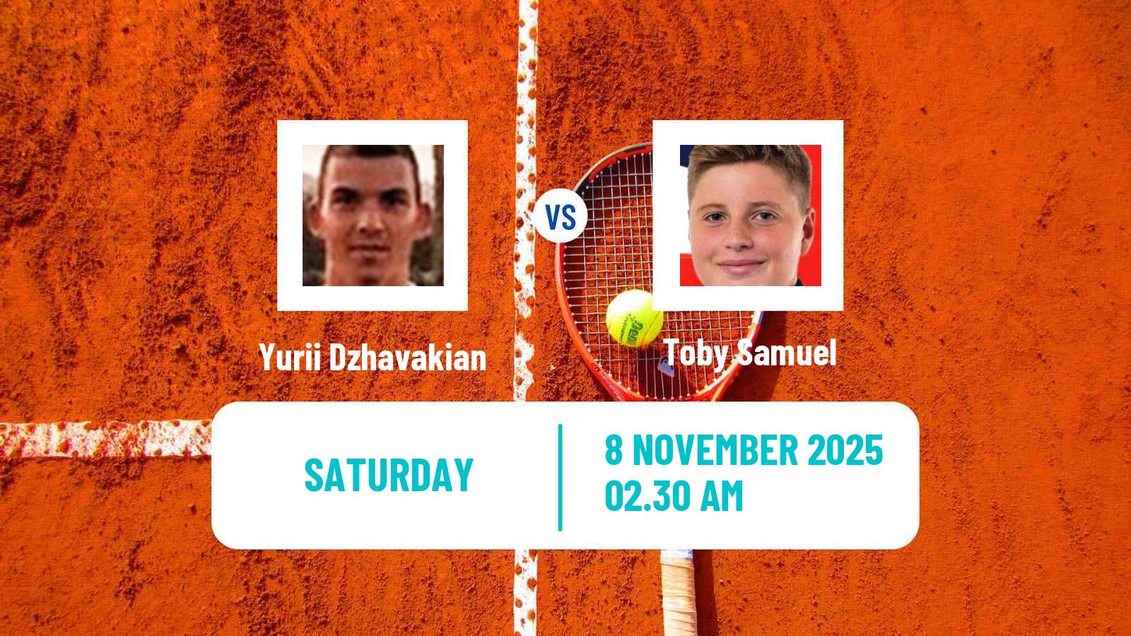 Tennis ITF M15 Sharm Elsheikh 16 Men Yurii Dzhavakian - Toby Samuel