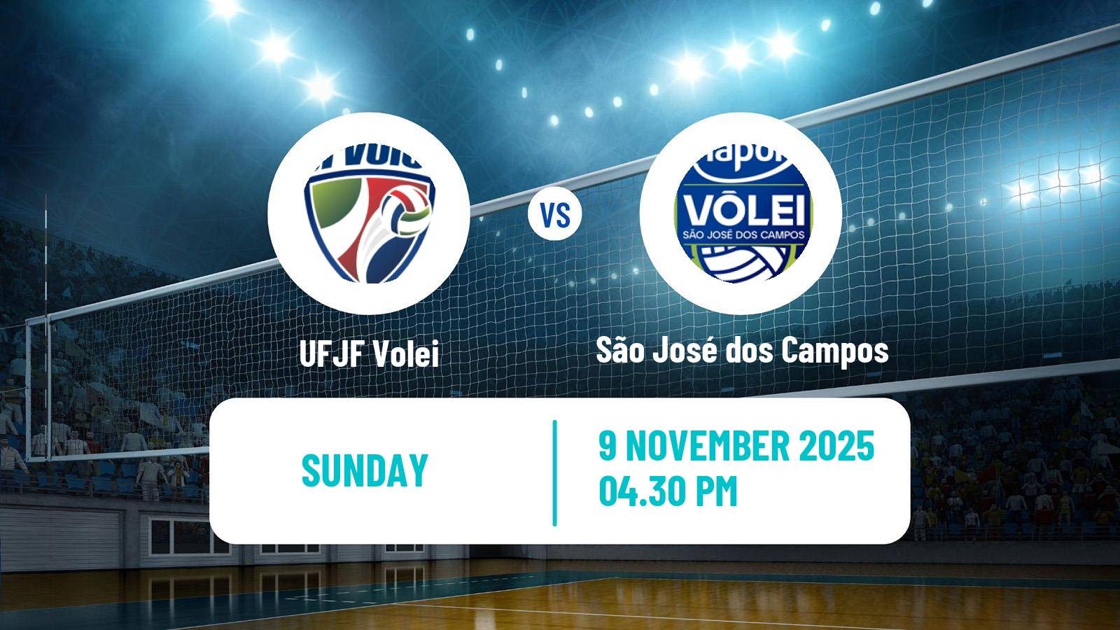 Volleyball Brazilian SuperLiga Volleyball UFJF - São José dos Campos
