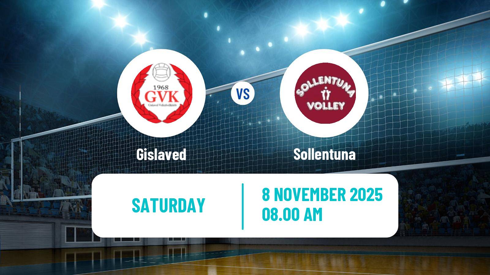Volleyball Swedish Elitserien Volleyball Women Gislaved - Sollentuna