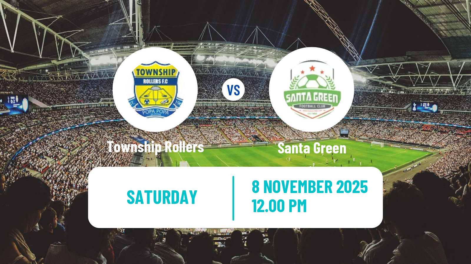 Football Botswana Premier League Township Rollers - Santa Green