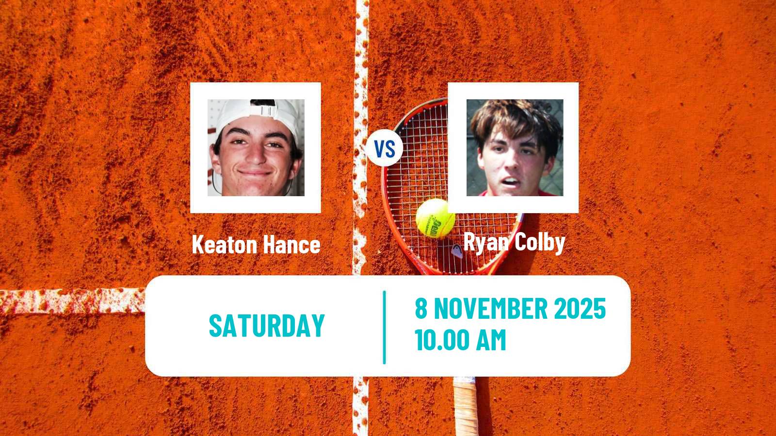 Tennis ITF M15 Orlando Fl 2 Men Keaton Hance - Ryan Colby