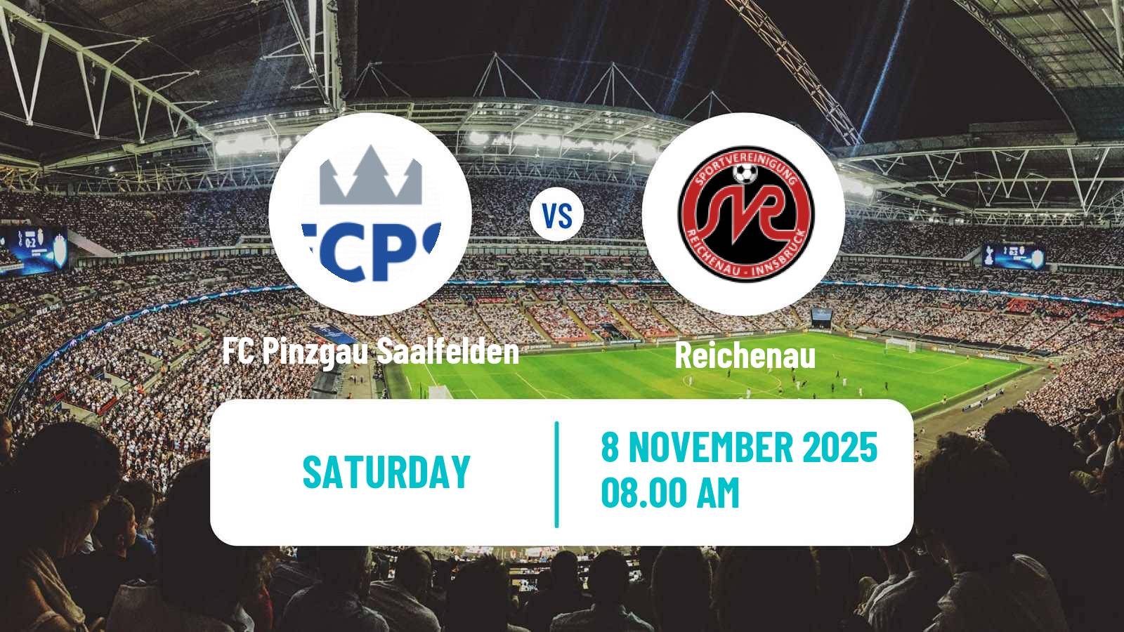 Football Austrian Regionalliga West FC Pinzgau Saalfelden - Reichenau