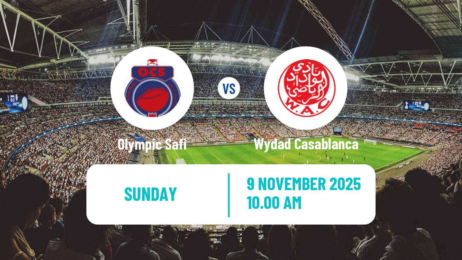 Football Moroccan Botola Olympic Safi - Wydad Casablanca