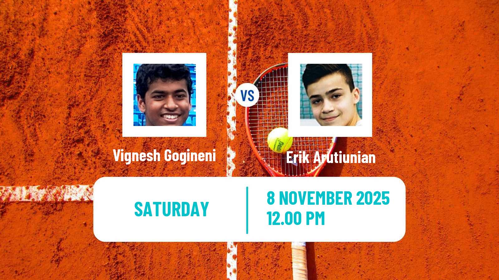 Tennis ITF M25 East Lansing Mi Men Vignesh Gogineni - Erik Arutiunian
