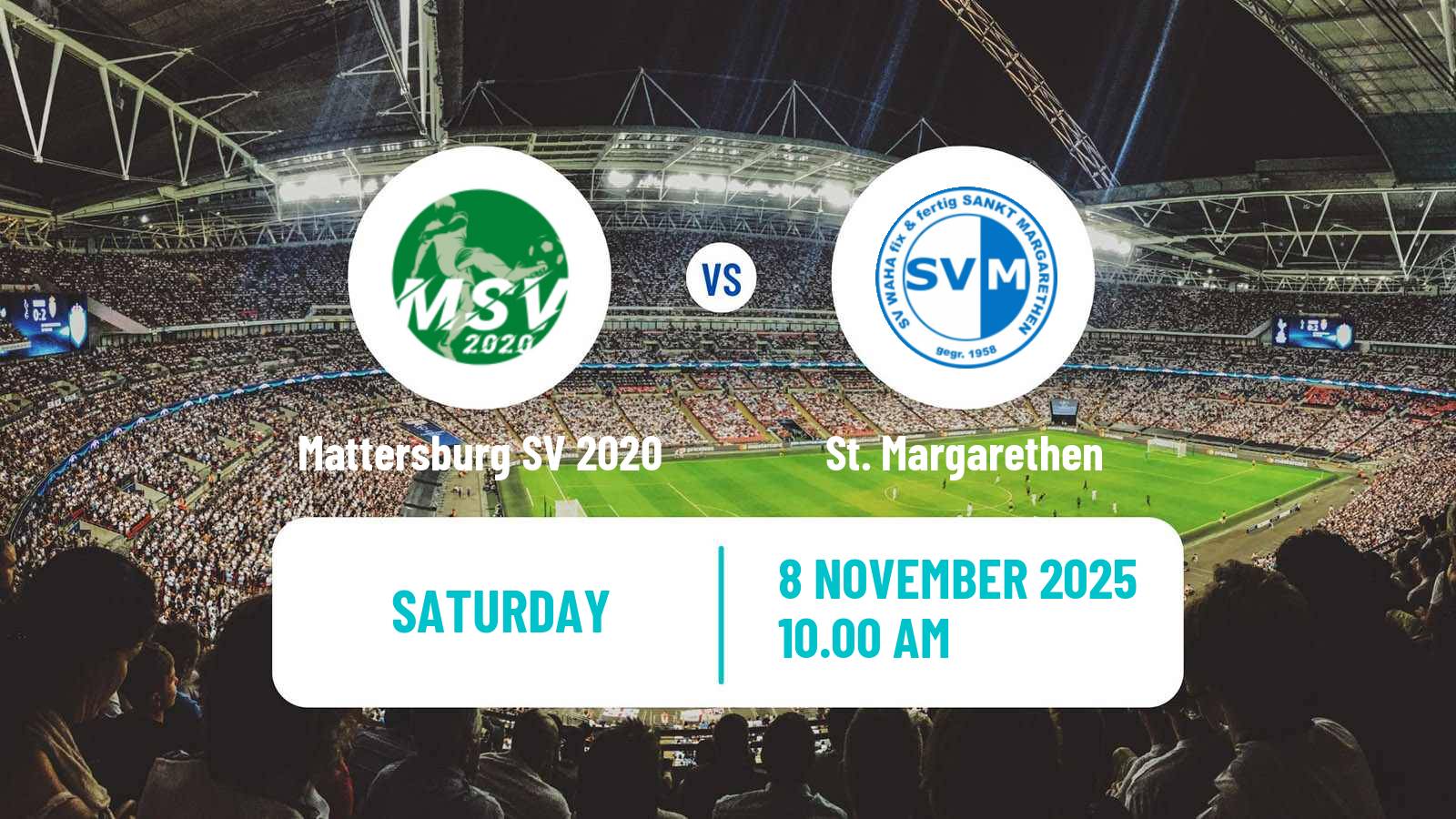 Football Austrian Landesliga Burgenland Mattersburg SV 2020 - St. Margarethen