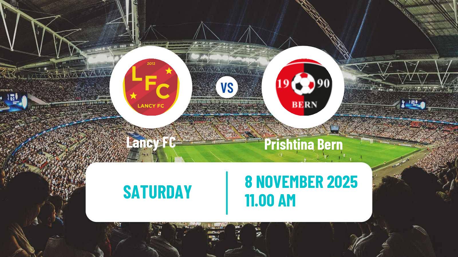 Football Swiss 1 Liga Classic Group 1 Lancy - Prishtina Bern