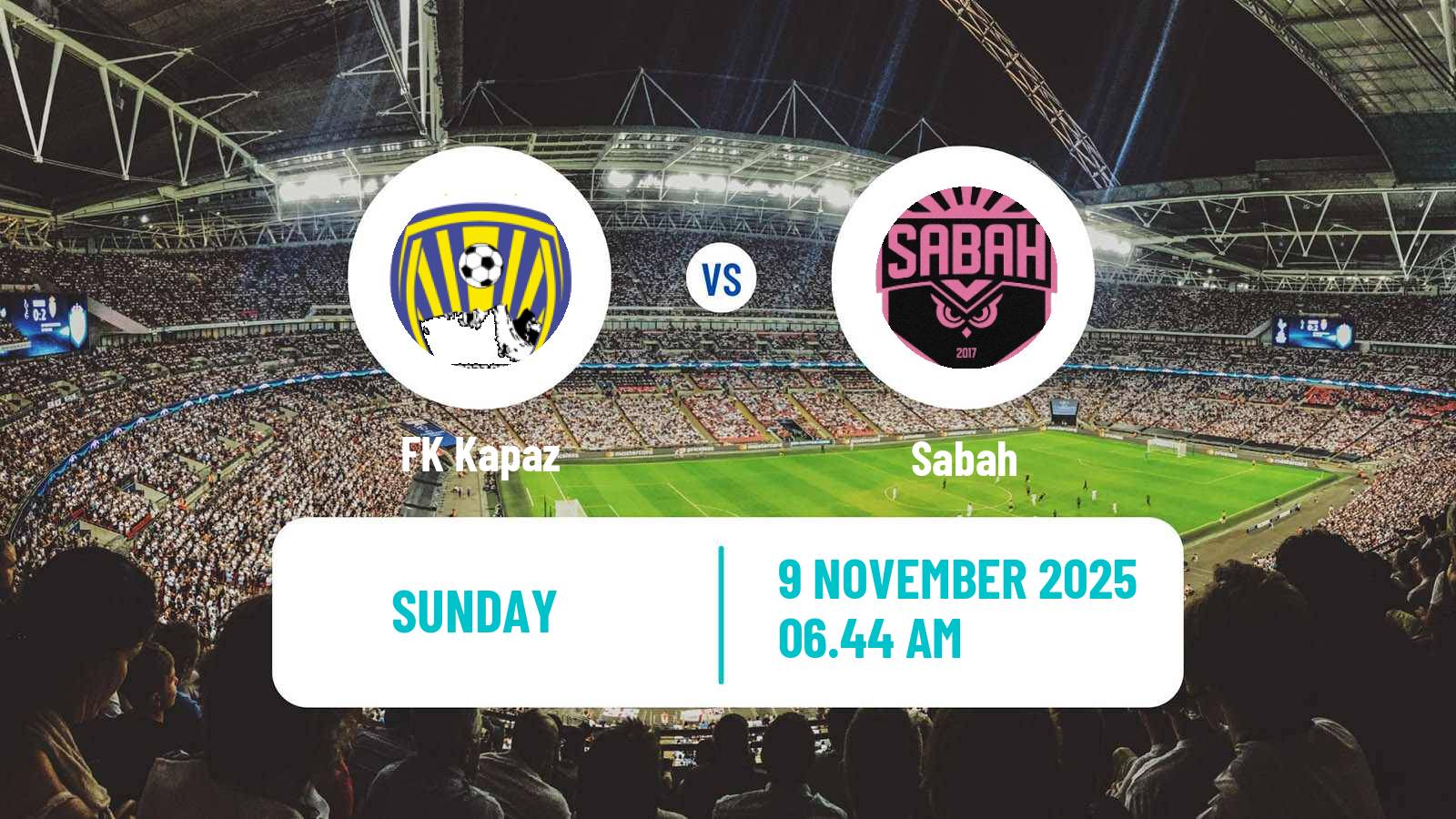Football Azerbaijan Premier League Kapaz - Sabah