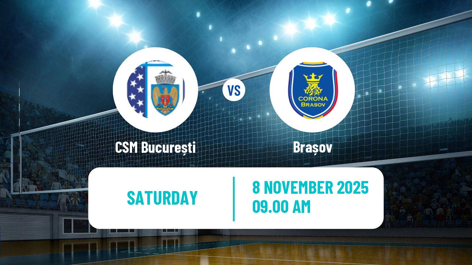Volleyball Romanian Divizia A1 Volleyball CSM București - Brașov