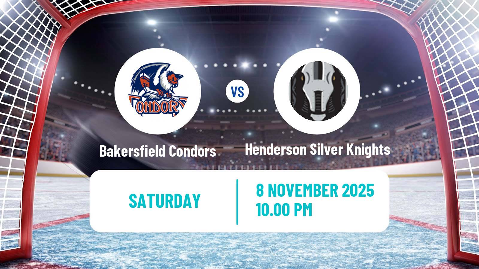 Hockey AHL Bakersfield Condors - Henderson Silver Knights