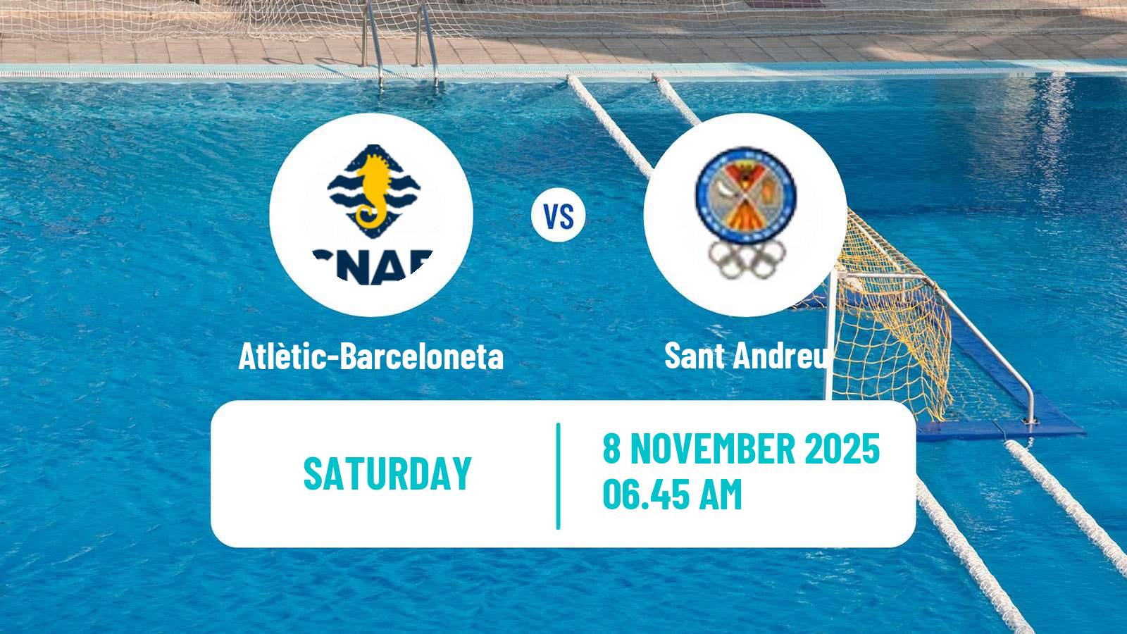 Water polo Spanish Liga Premaat Atlètic-Barceloneta - Sant Andreu