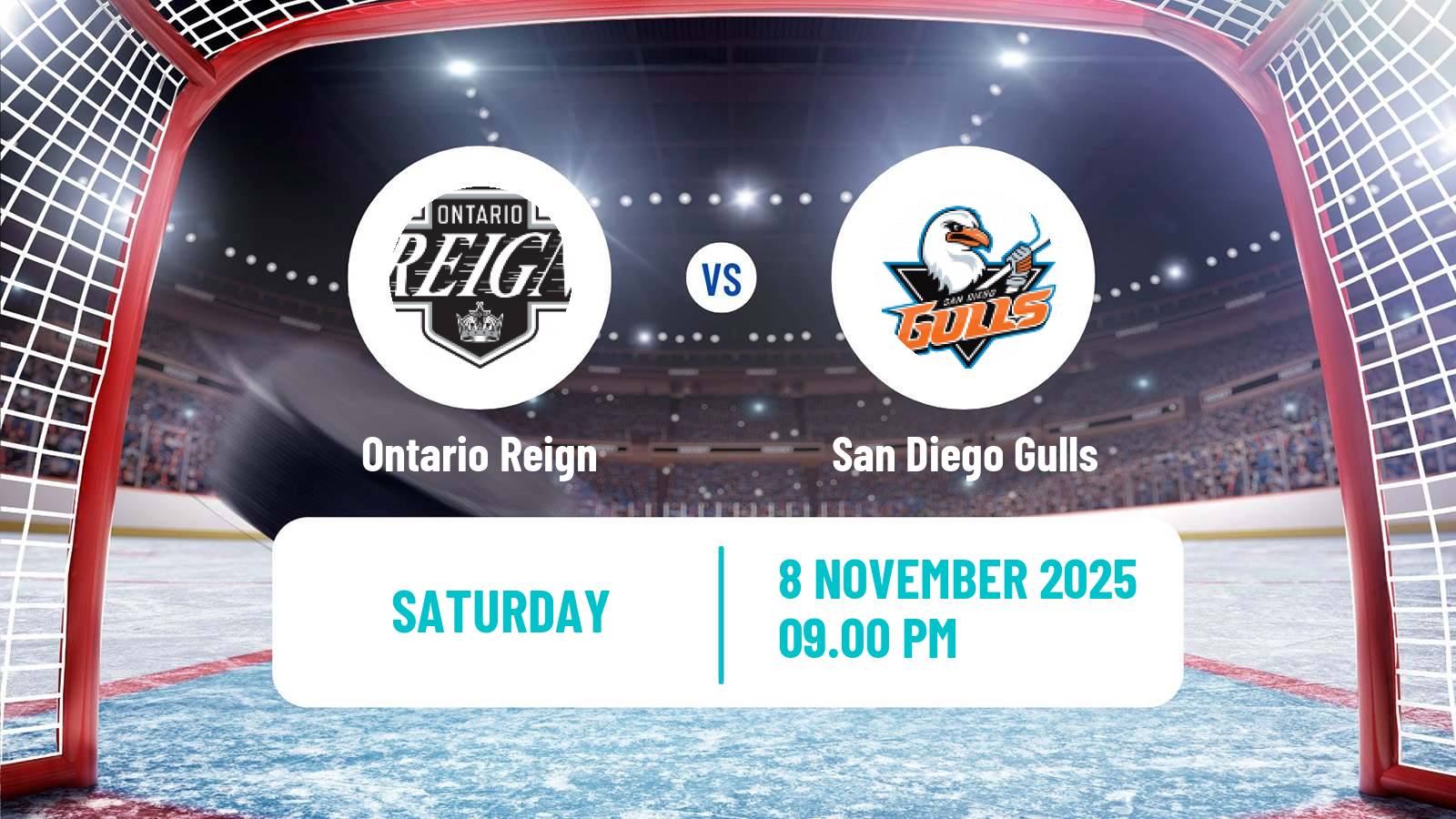 Hockey AHL Ontario Reign - San Diego Gulls