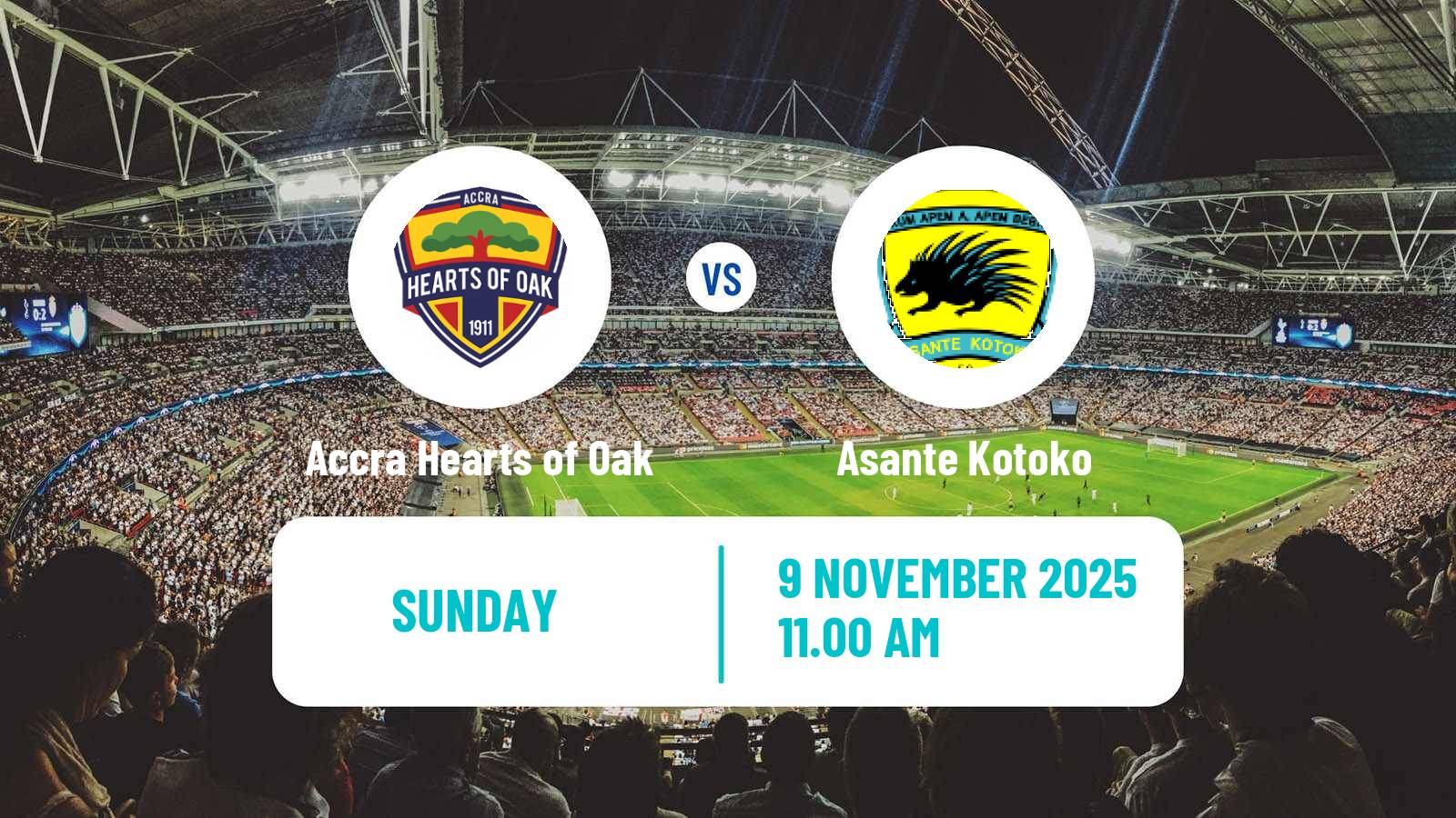 Football Ghanaian Premier League Accra Hearts of Oak - Asante Kotoko