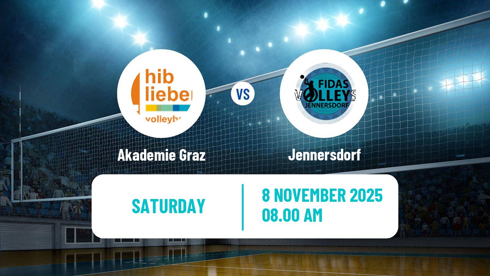 Volleyball Austrian 2 Bundesliga Volleyball Women Akademie Graz - Jennersdorf