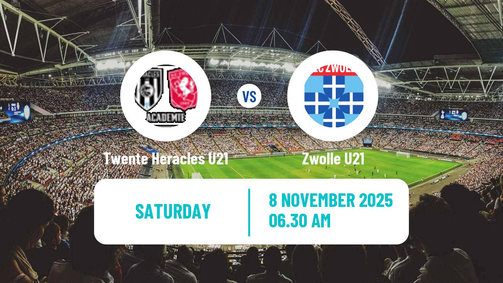 Football Dutch Divisie 1 U21 Twente Heracles U21 - Zwolle U21